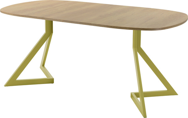 Изображение товара Обеденный стол AMC Elite Е20(900) D7 (золото/дуб небраска натур)