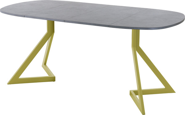Изображение товара Обеденный стол AMC Elite Е20(900) D7 (золото/бетон чикаго светло-серый)