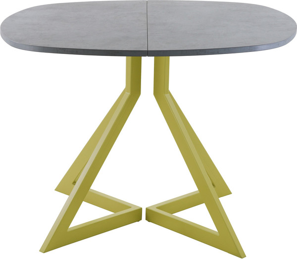 Изображение товара Обеденный стол AMC Elite Е20(900) D7 (золото/бетон чикаго светло-серый)