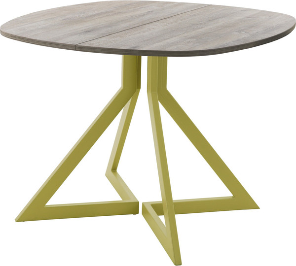 Изображение товара Обеденный стол AMC Elite Е20(900) D7 (золото/дуб уайт-ривер песочно-бежевый)