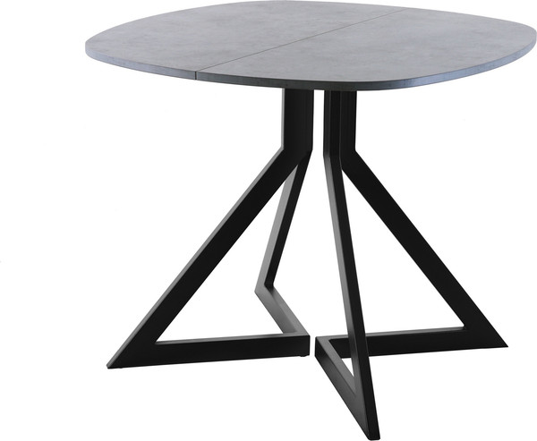 Изображение товара Обеденный стол AMC Elite Е20(800) D7 (черный/бетон чикаго светло-серый)