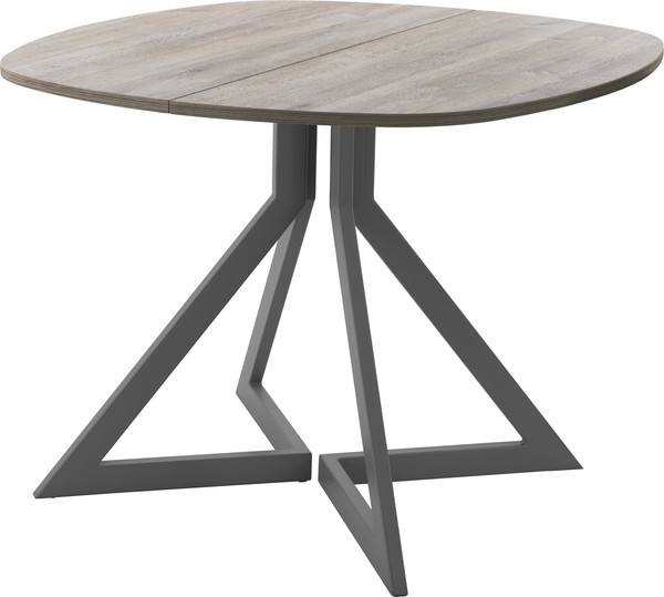 Изображение товара Обеденный стол AMC Elite Е20(800) D7 (графит/дуб уайт-ривер песочно-бежевый)