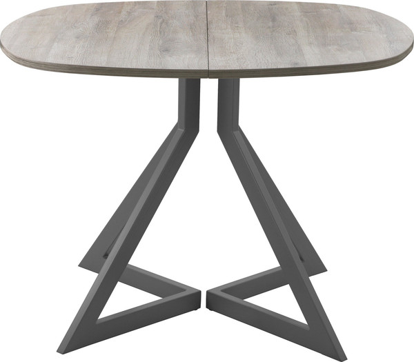 Изображение товара Обеденный стол AMC Elite Е20(800) D7 (графит/дуб уайт-ривер песочно-бежевый)