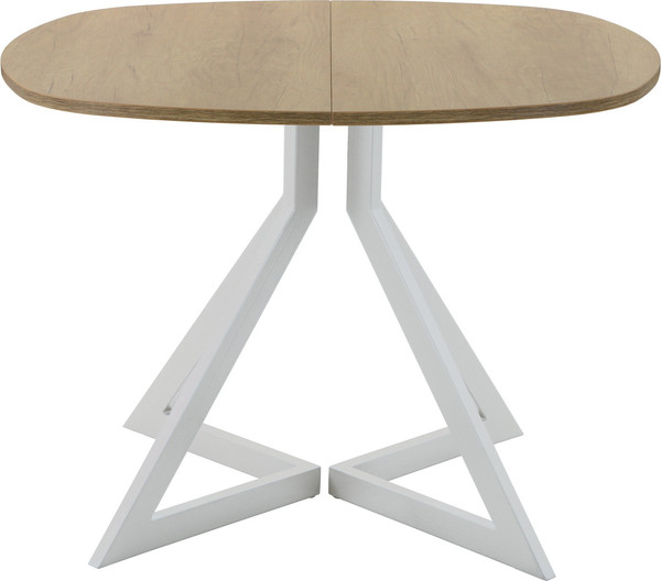 Изображение товара Обеденный стол AMC Elite Е20(800) D7 (серебро/дуб небраска натур.)