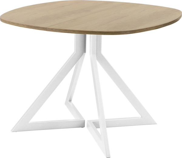 Изображение товара Обеденный стол AMC Elite Е20(800) D7 (белый/дуб небраска натур)