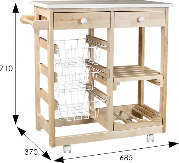 Изображение товара Тумба Мебелик 008479 (белый/лак)