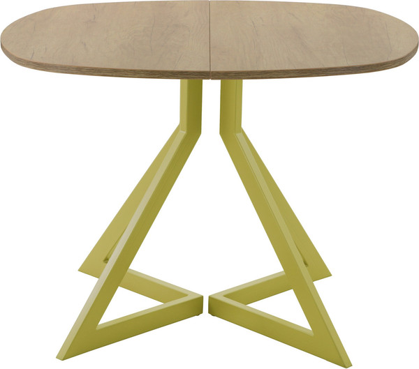 Изображение товара Обеденный стол AMC Elite Е20(800) D7 (золото/дуб небраска натур)