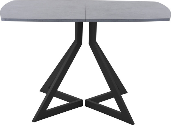 Изображение товара Обеденный стол AMC Elite Е20(1200) D2 (черный/бетон чикаго светло-серый)