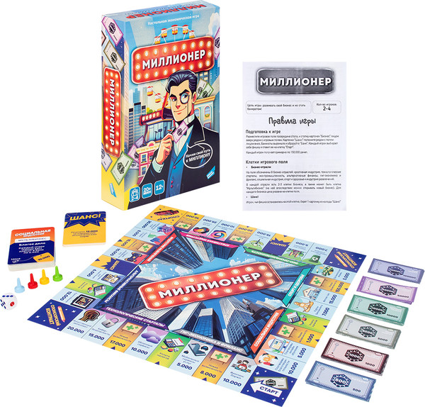 Изображение товара Настольная игра Dream Makers Миллионер. New / 2506C