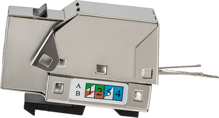 Изображение товара Коннектор Rexant Keystone Jack RJ-45(8P8C) / 02-0072