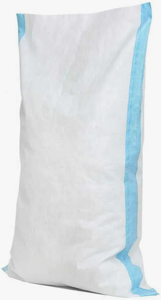 Изображение товара Мешок хозяйственный No Brand полипропиленовый 50x90см / ММ-100 (100шт, белый/синие полосы)