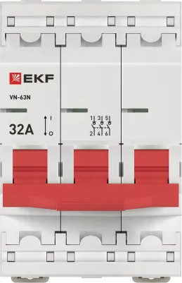 Изображение товара Выключатель нагрузки EKF PROxima ВН-63N / S63332