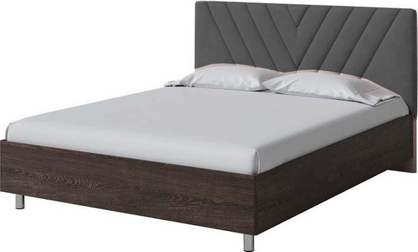 Изображение товара Полуторная кровать Proson Ora 120x200 (дуб кантербери/Ultra мокрый асфальт)