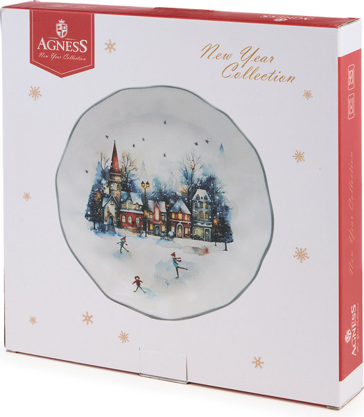 Изображение товара Тарелка закусочная (десертная) Agness 358-2334