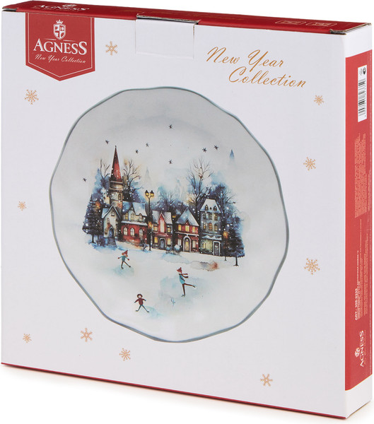 Изображение товара Тарелка закусочная (десертная) Agness 358-2335