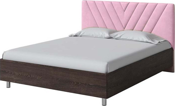 Изображение товара Полуторная кровать Proson Ora 120x200 (дуб кантербери/Ultra розовый мусс)