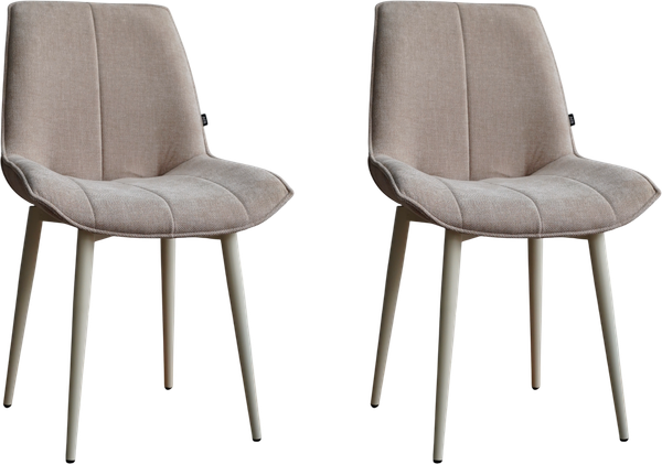 Изображение товара Набор стульев ДСВ Галактика (2 шт, бежевый/опора бежевая)