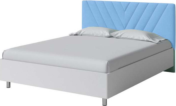 Изображение товара Полуторная кровать Proson Ora 120x200 (белый/Teddy 311 небесно-голубой)
