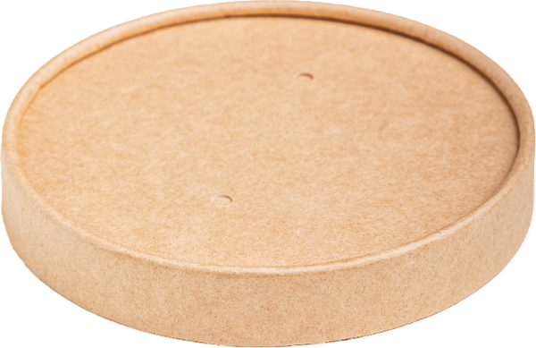 Изображение товара Набор крышек для контейнеров OSQ Round Bowl kraft lid (450шт)