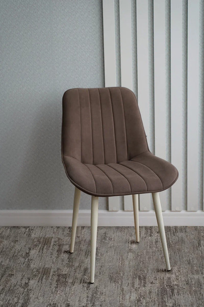 Изображение товара Набор стульев ДСВ Канцлер (2 шт, шоколад/опора бежевая)