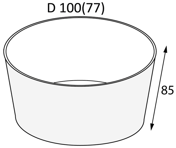 Изображение товара Набор одноразовых контейнеров OSQ Round Bowl 400 W (450шт)
