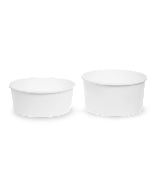 Изображение товара Набор одноразовых контейнеров OSQ Round Bowl 1000 White (270шт)