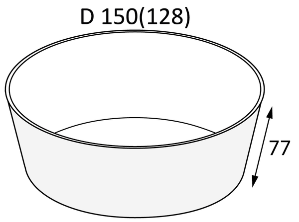 Изображение товара Набор одноразовых контейнеров OSQ Round Bowl 1000 White (270шт)