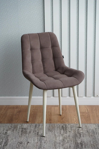 Изображение товара Набор стульев ДСВ Президент (2 шт, шоколад/опора бежевая)