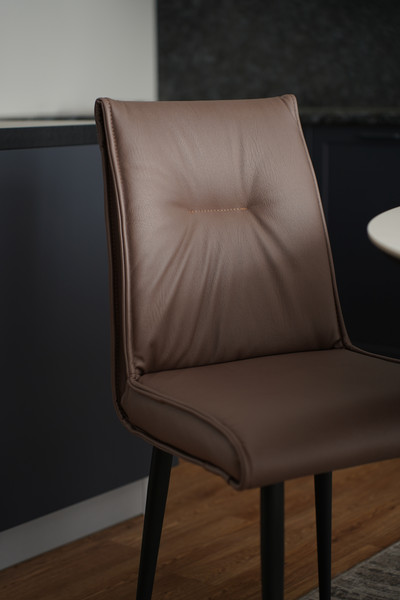 Изображение товара Набор стульев ДСВ Сенатор (2 шт, кожа/шоколад)