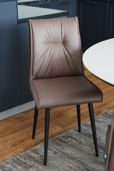 Изображение товара Набор стульев ДСВ Сенатор (2 шт, кожа/шоколад)