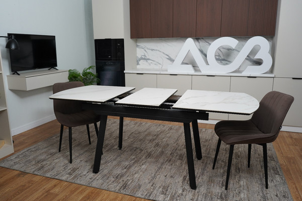 Изображение товара Обеденный стол ДСВ Барон 150х80х40 (белый)