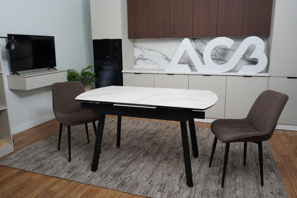 Изображение товара Обеденный стол ДСВ Барон 150х80х40 (белый)