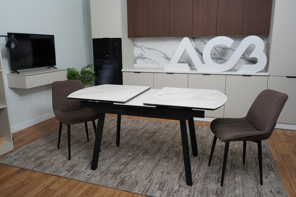 Изображение товара Обеденный стол ДСВ Барон 150х80х40 (белый)