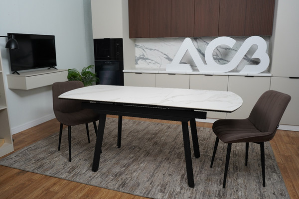 Изображение товара Обеденный стол ДСВ Барон 150х80х40 (белый)