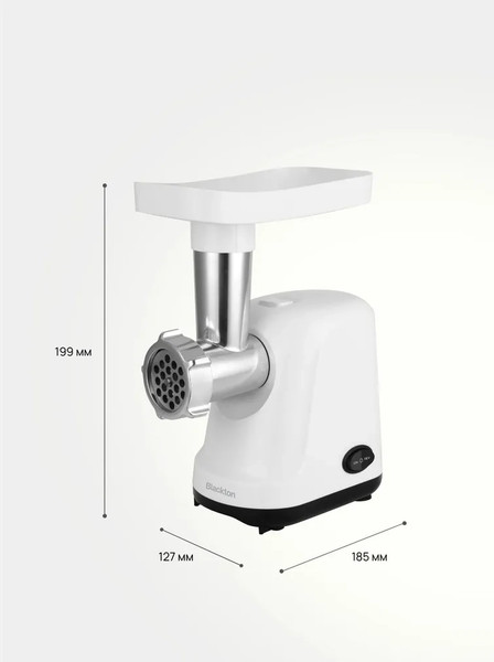 Изображение товара Мясорубка электрическая Blackton Bt MG1111 (белый/черный)