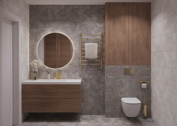 Изображение товара Плитка Beryoza Ceramica Cornion дымчатый (600х300)