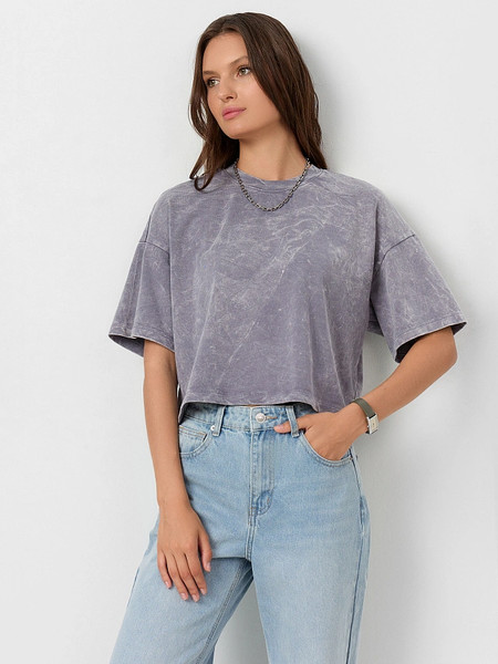 Изображение товара Футболка Mark Formelle 112664-1 (р.164/170-100-106, варка на сером)