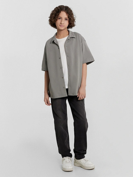 Изображение товара Рубашка детская Mark Formelle 113445 (р.146-72, серо-бежевый)