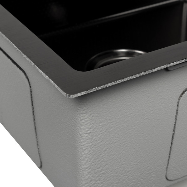 Изображение товара Мойка кухонная Arfeka Eco AR PVD Nano Decor 70x50 (черный)