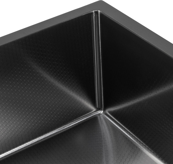 Изображение товара Мойка кухонная Arfeka Eco AR PVD Nano Decor 70x50 (черный)