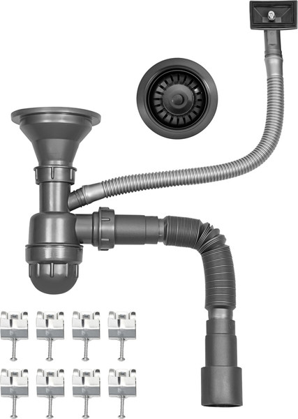 Изображение товара Мойка кухонная Arfeka Eco AR PVD Nano Decor Volcanic Rock 70x50 (черный)