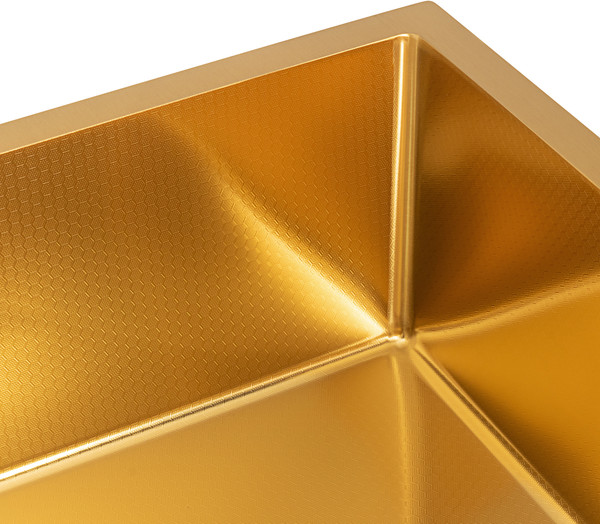 Изображение товара Мойка кухонная Arfeka Eco AR PVD Nano Decor 70x50 (золото)