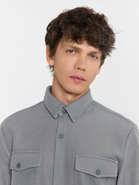 Изображение товара Рубашка Mark Formelle 121198/1 (р.108-182/188, двухцветный темно-серый)