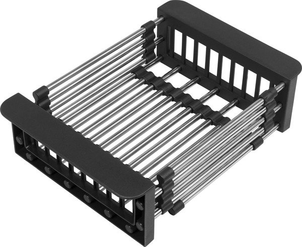 Изображение товара Мойка кухонная Basic CL DS Decor 45x50 (черный, коландер, дозатор)