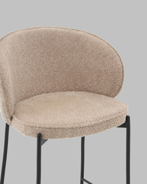 Изображение товара Стул барный Stool Group Тисдейл / LV-115-S112-01 (букле бежевый)