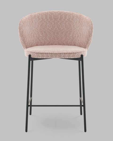 Изображение товара Стул барный Stool Group Тисдейл / LV-115-S390-01 (букле розово-персиковый)