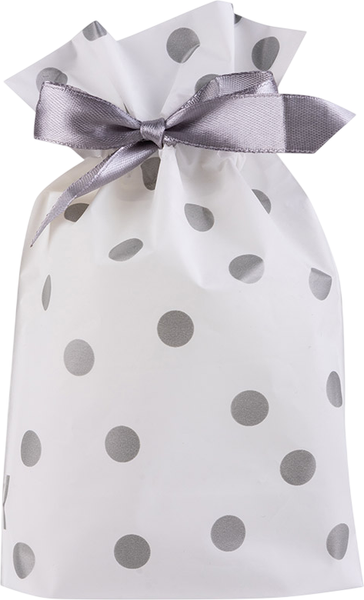 Изображение товара Набор пакетов подарочных Волшебная страна Конфетти / 109733 (10шт, серебряный)