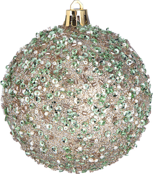 Изображение товара Шар новогодний Волшебная страна Сияние зеленое / 110193