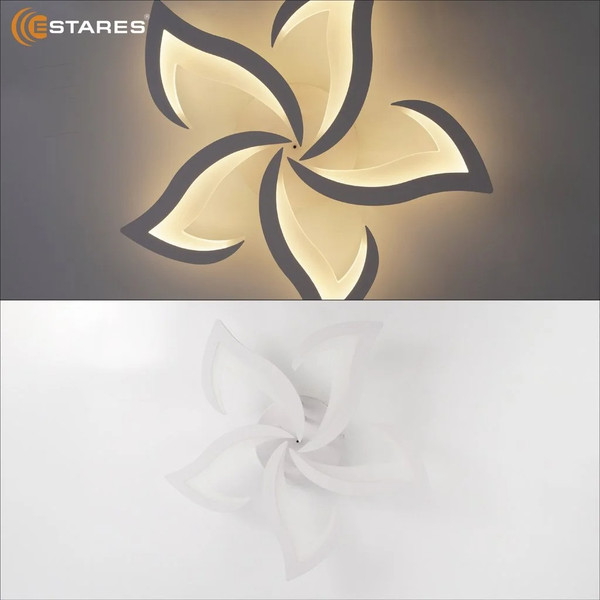 Изображение товара Потолочный светильник Estares Ella 50W 5F-RC 600x95-WHITE/WHITE-220-IP20