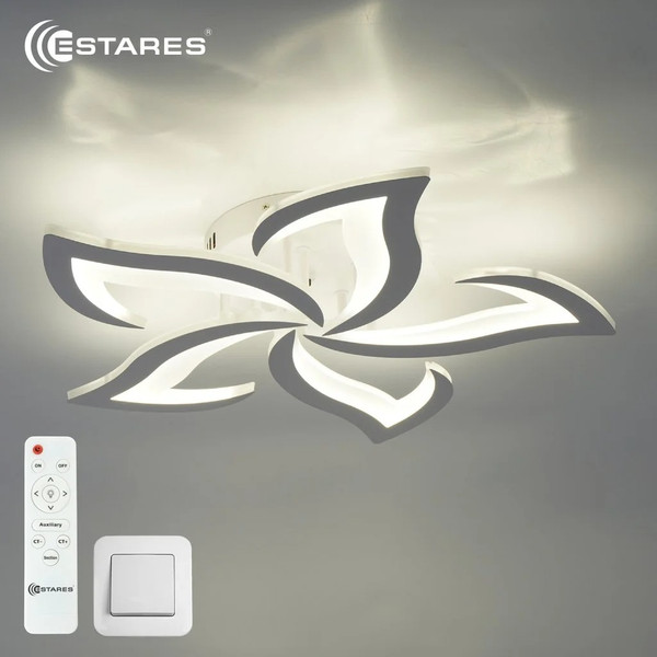 Изображение товара Потолочный светильник Estares Ella 50W 5F-RC 600x95-WHITE/WHITE-220-IP20